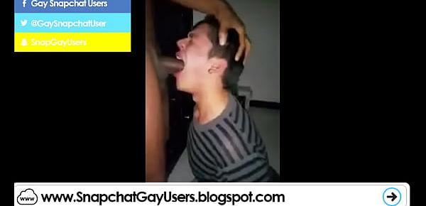  Sucking a Big Black Dick and Drinking His Milk